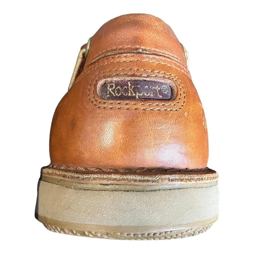 Rockport Perth Leather Boat Shoes Size 8M